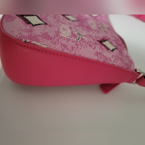 MCM Mini Portuna pink monogram shoulder bag with COA. - Picture 6 of 9